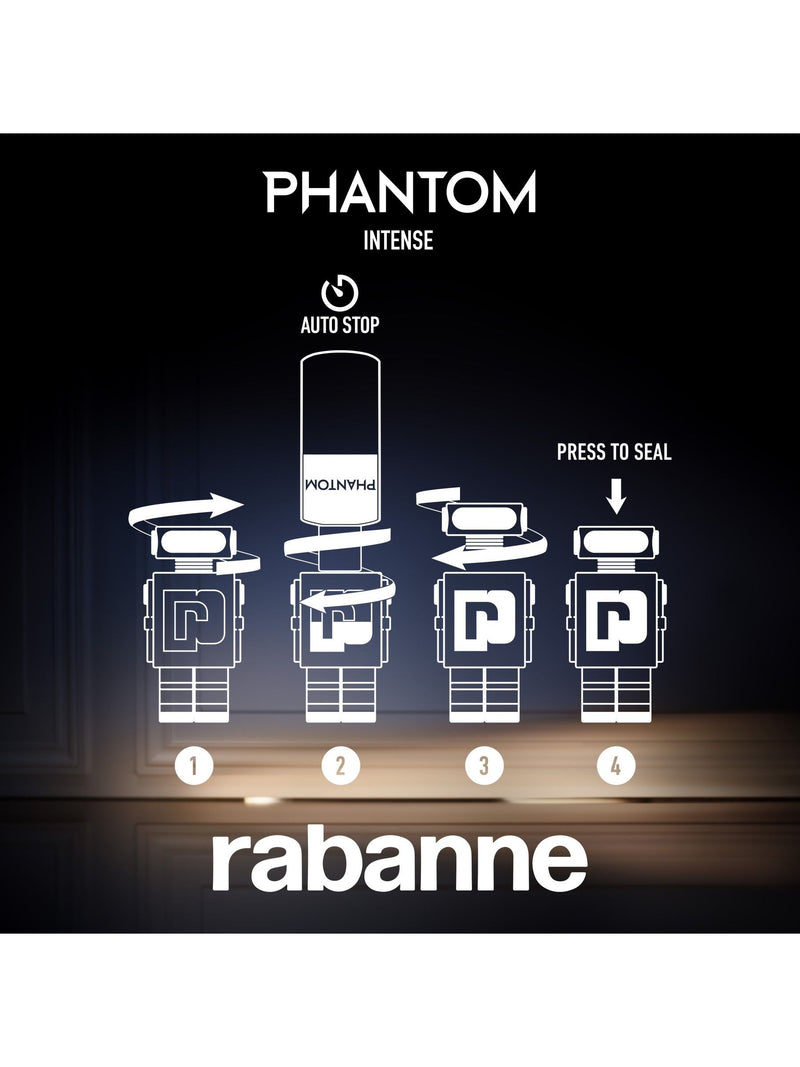 Rabanne Phantom Intense Eau de Parfum Refill 200ml - British product