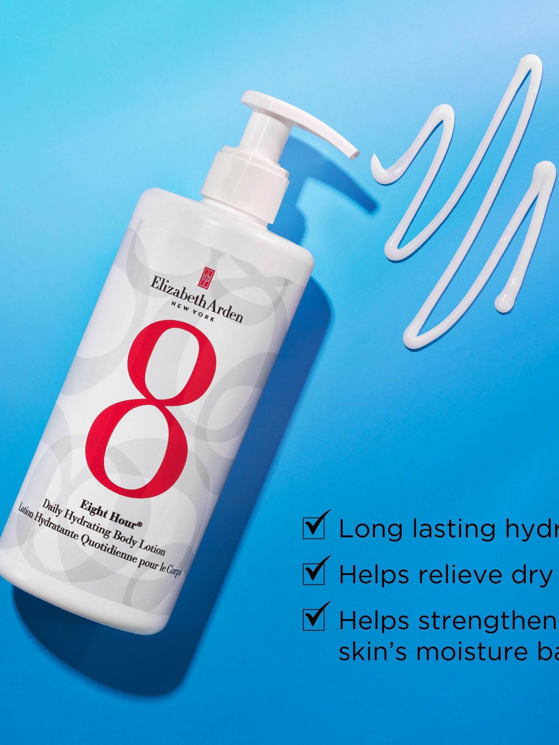Elizabeth Arden Eight Hour Daily Hydrating Body Lotion 380ml - British product