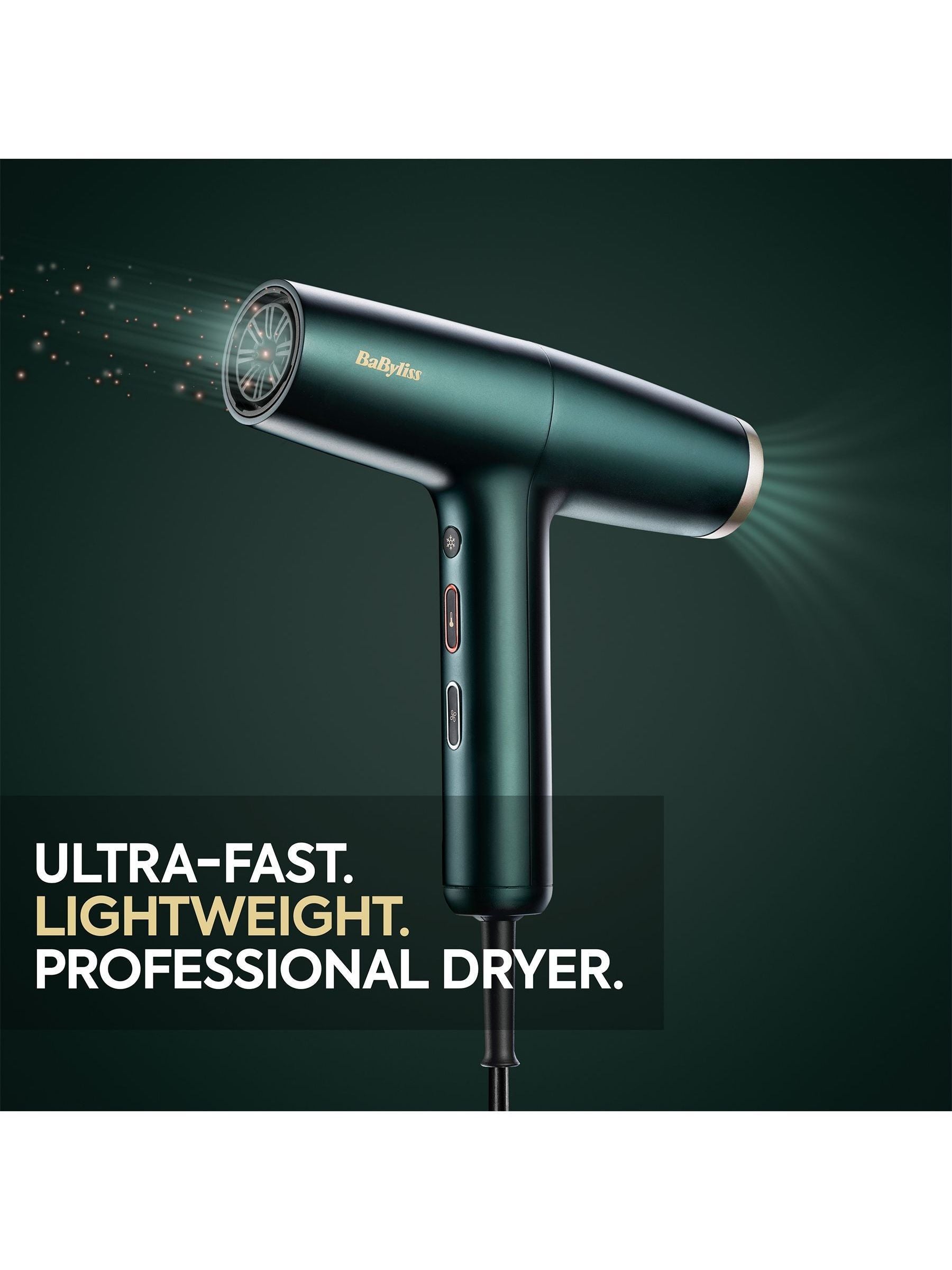 BaByliss Air Power Pro professional hair dryer (British brand)