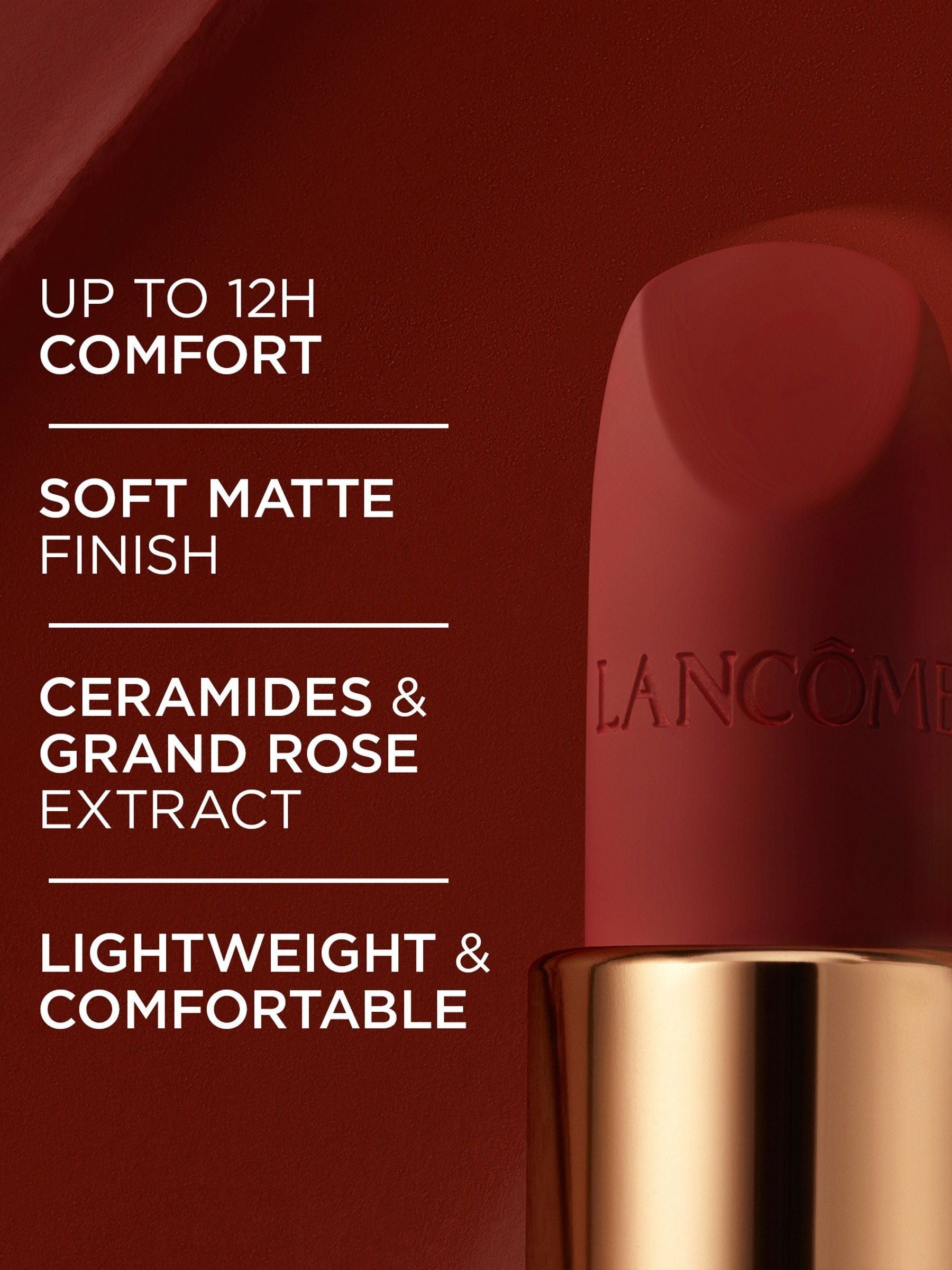 Lancôme L'Absolu Rouge Intimatte matte lipstick - British product
