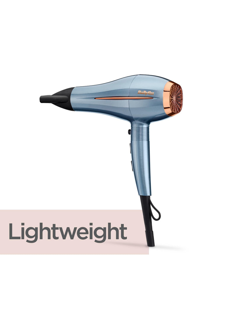 BaByliss Denim Luxe hair dryer (British brand)