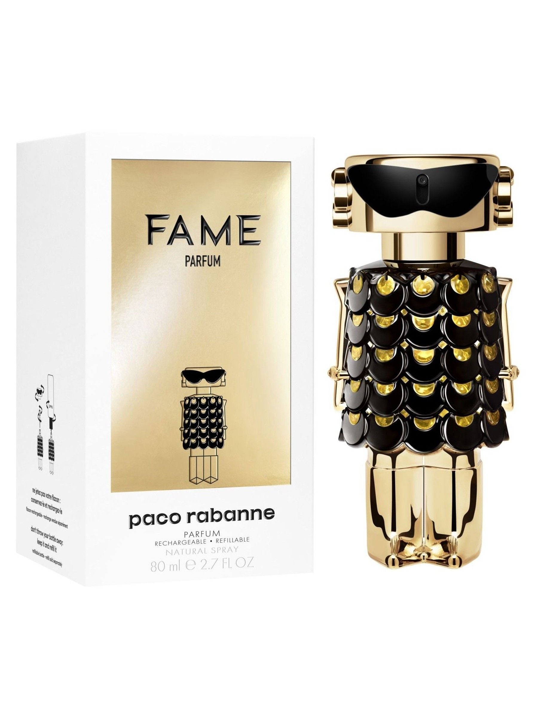 Rabanne FAME Parfum fragrance 80ml, imported from the UK