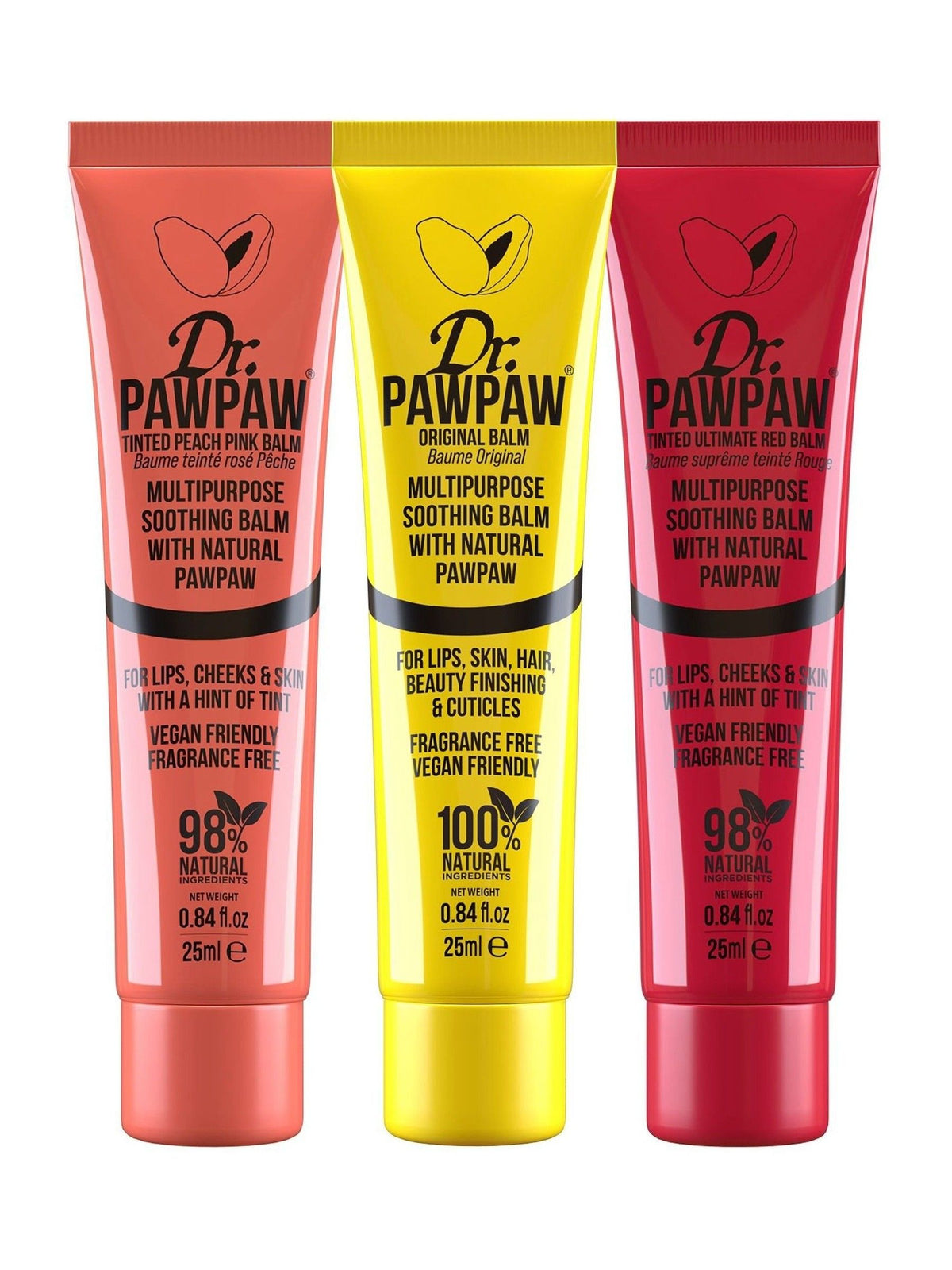 Dr. PAWPAW Classic Trio Balm 25ml - British product