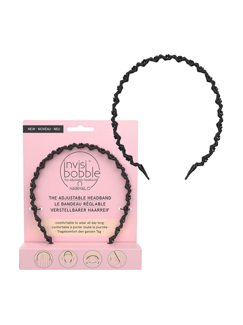 Invisibobble Hairhalo headband Black Sparkle (British brand)