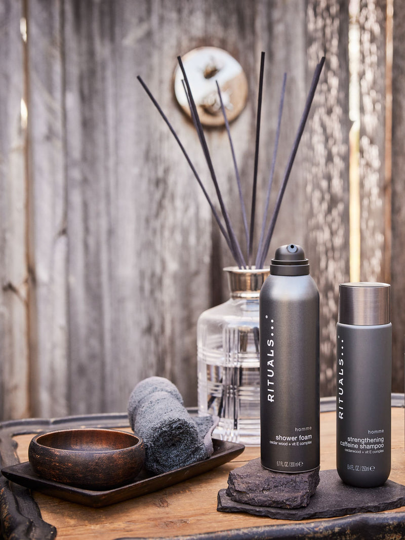 Rituals Homme Foaming Shower Gel, imported from the UK