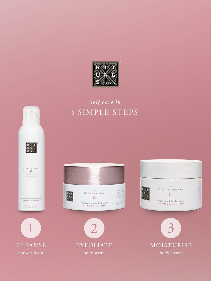 Body Cream Refill with Cherry Blossom and Rice Milk Scent 220ml