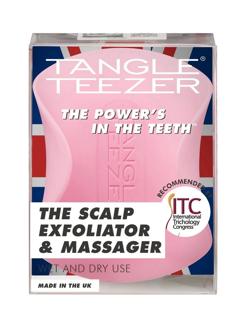 Tangle Teezer scalp exfoliator and massager, imported from the UK