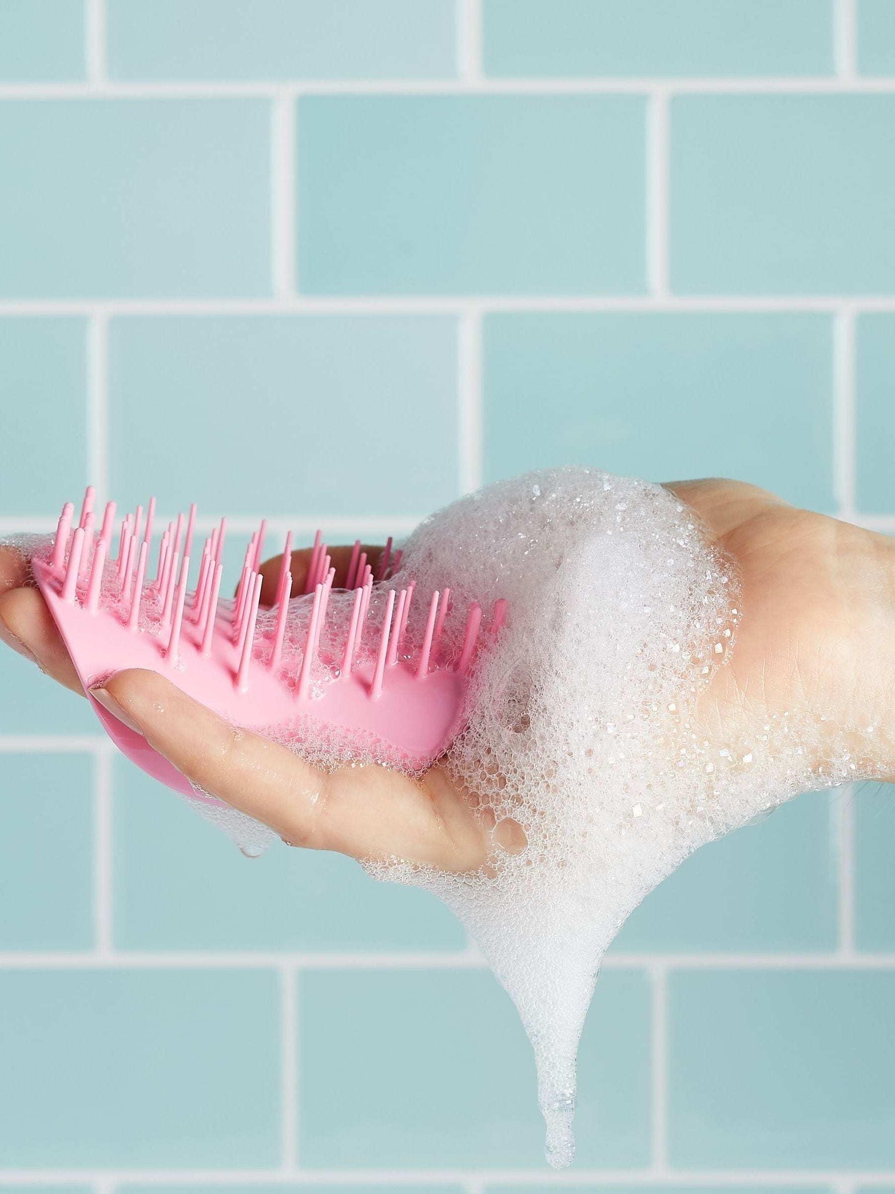 Tangle Teezer scalp exfoliator and massager, imported from the UK