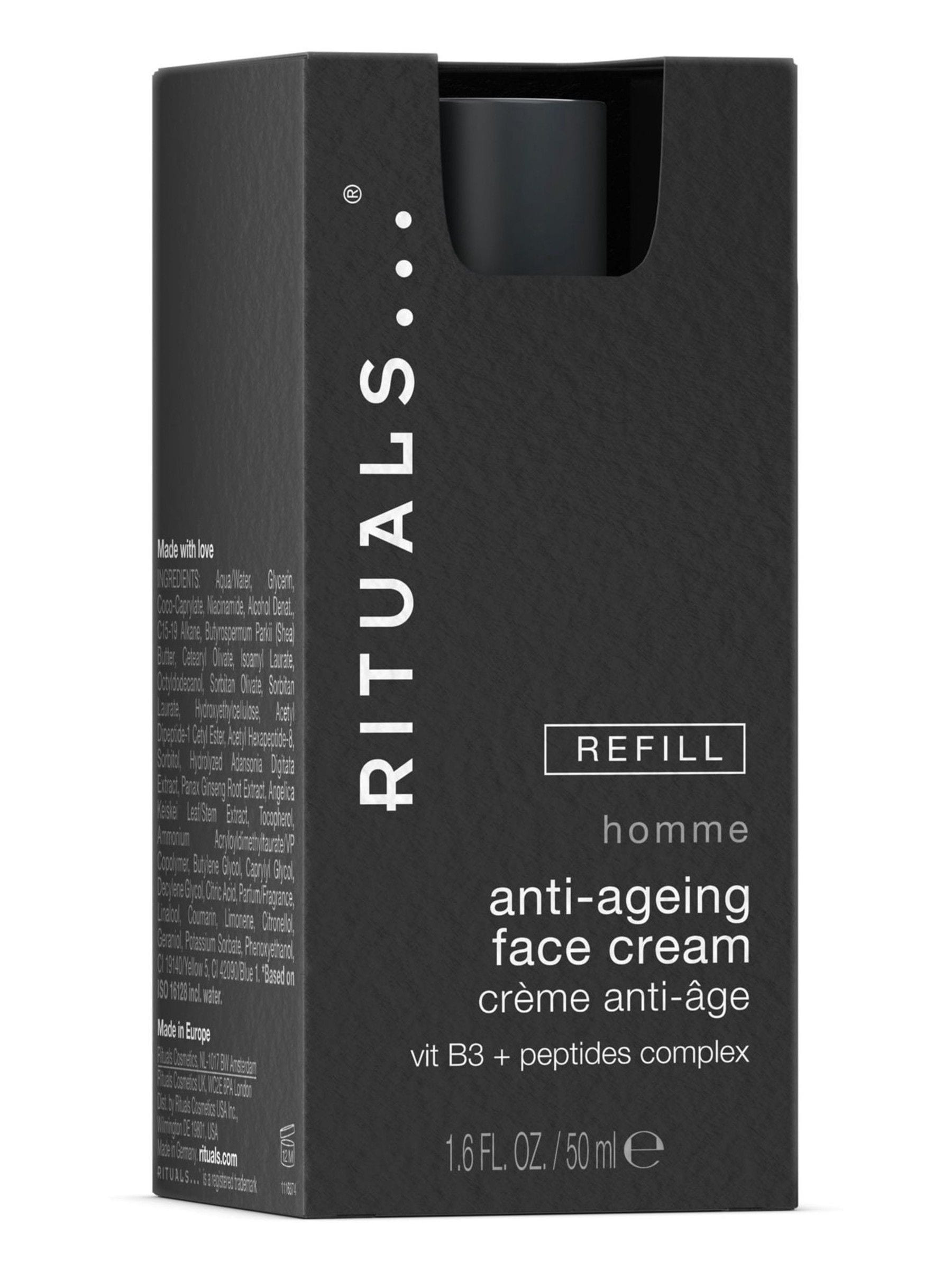 Rituals Homme Anti-aldring Ansiktskrem Refill 50ml, importert fra Storbritannia