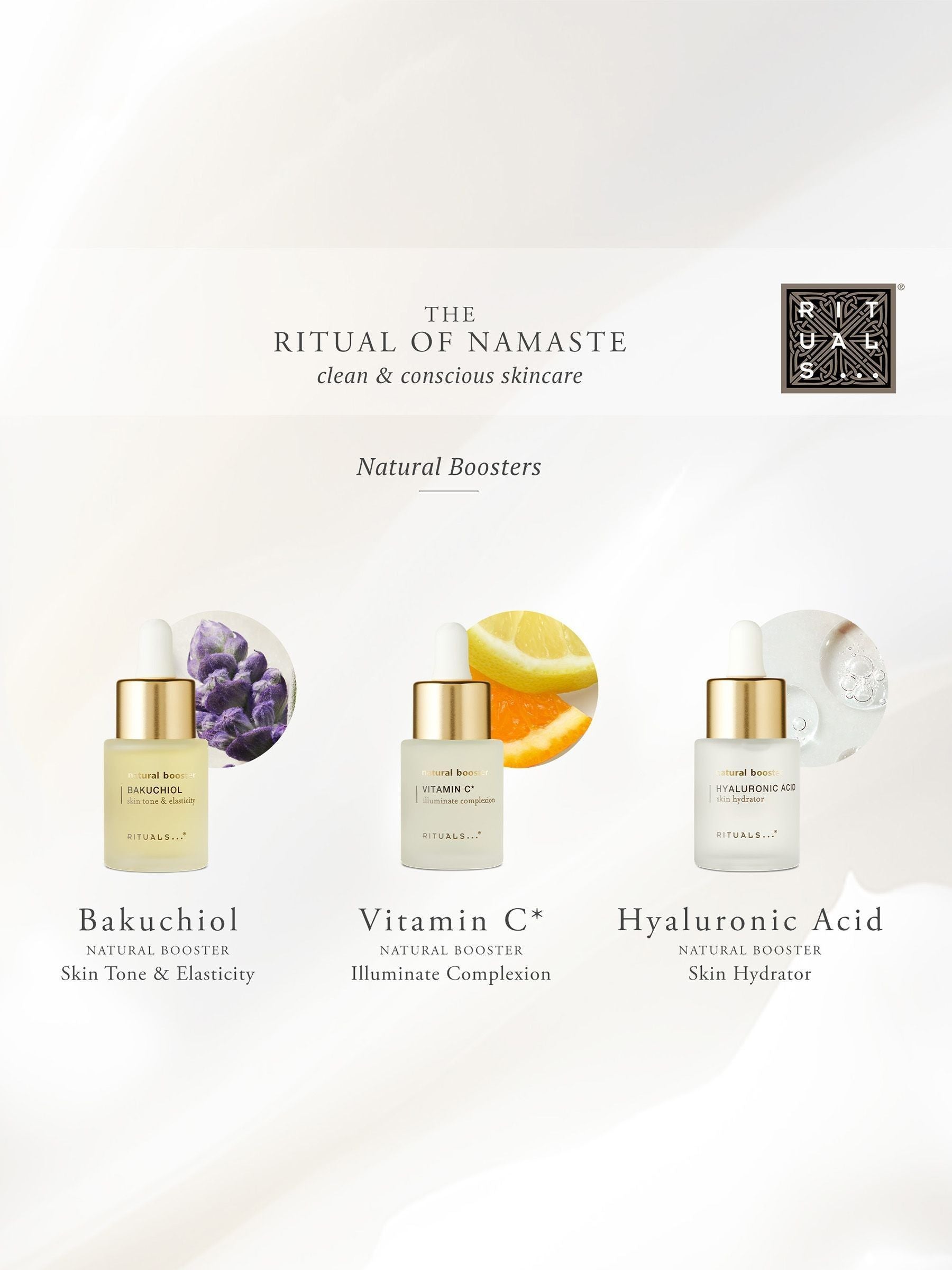 Rituals Hyaluronic Acid Natural Booster 20ml, imported from the UK