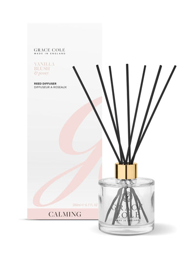 Next Grace Cole Vanilla Blush Peony Candle- Buy online at McGrocer