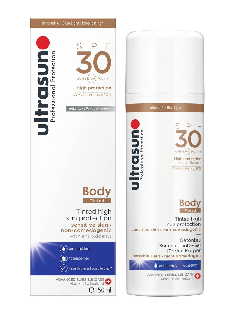 Ultrasun SPF 30 Tinted Body Sun Lotion 150ml (British brand)
