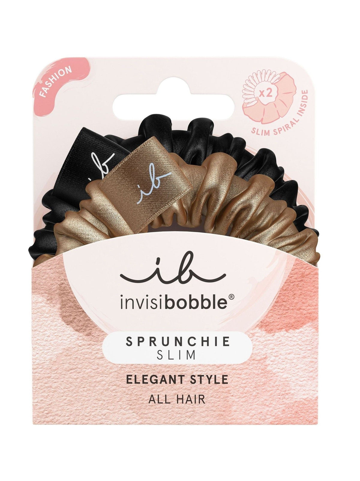 invisibobble slim hair scrunchies 2 pack - British product