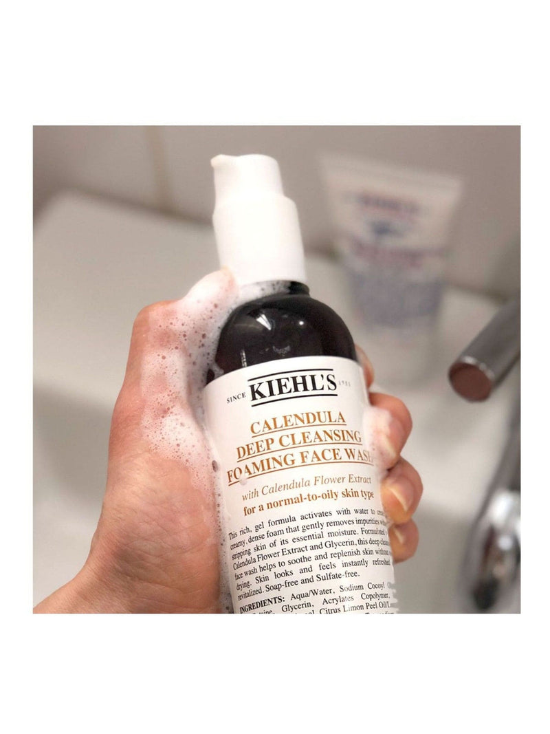 Kiehls Calendula Deep Cleansing Foaming Face Wash 230ml, UK version
