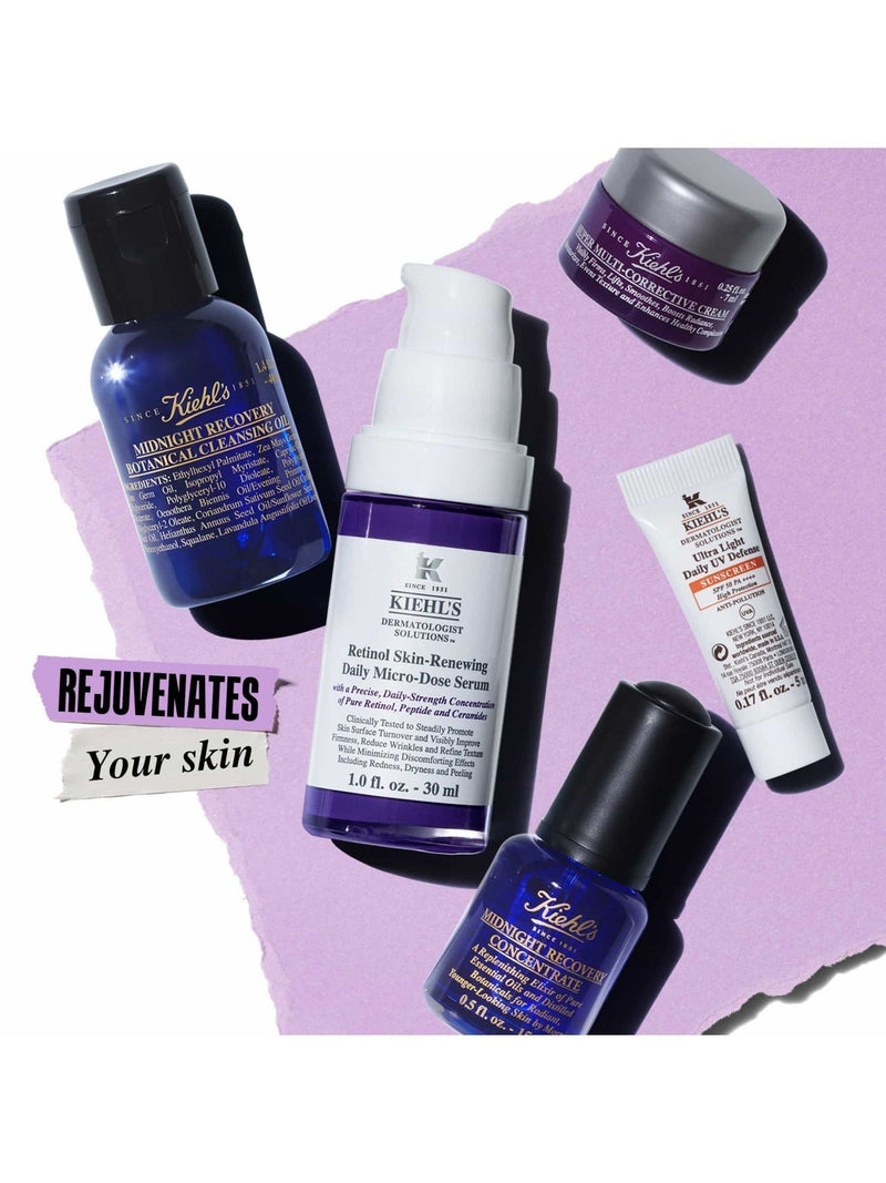 Kiehls Midnight Renewal Skincare Gift Set, UK version