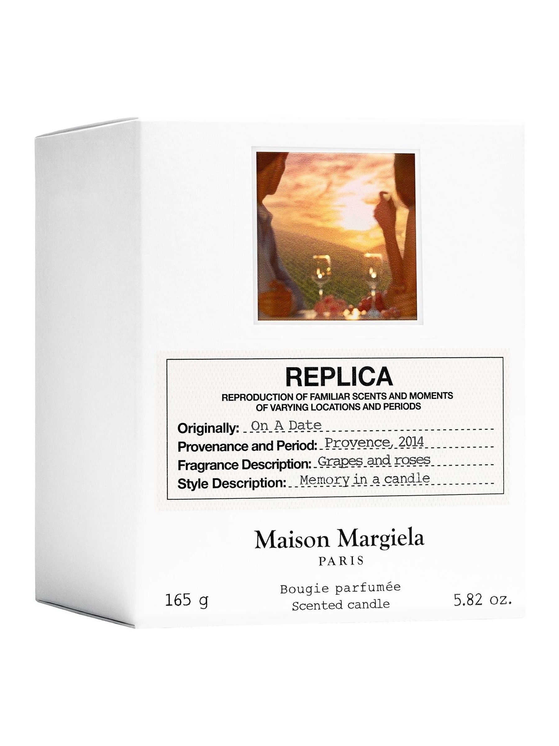 Maison Margiela On A Date candle 165g, imported from the UK