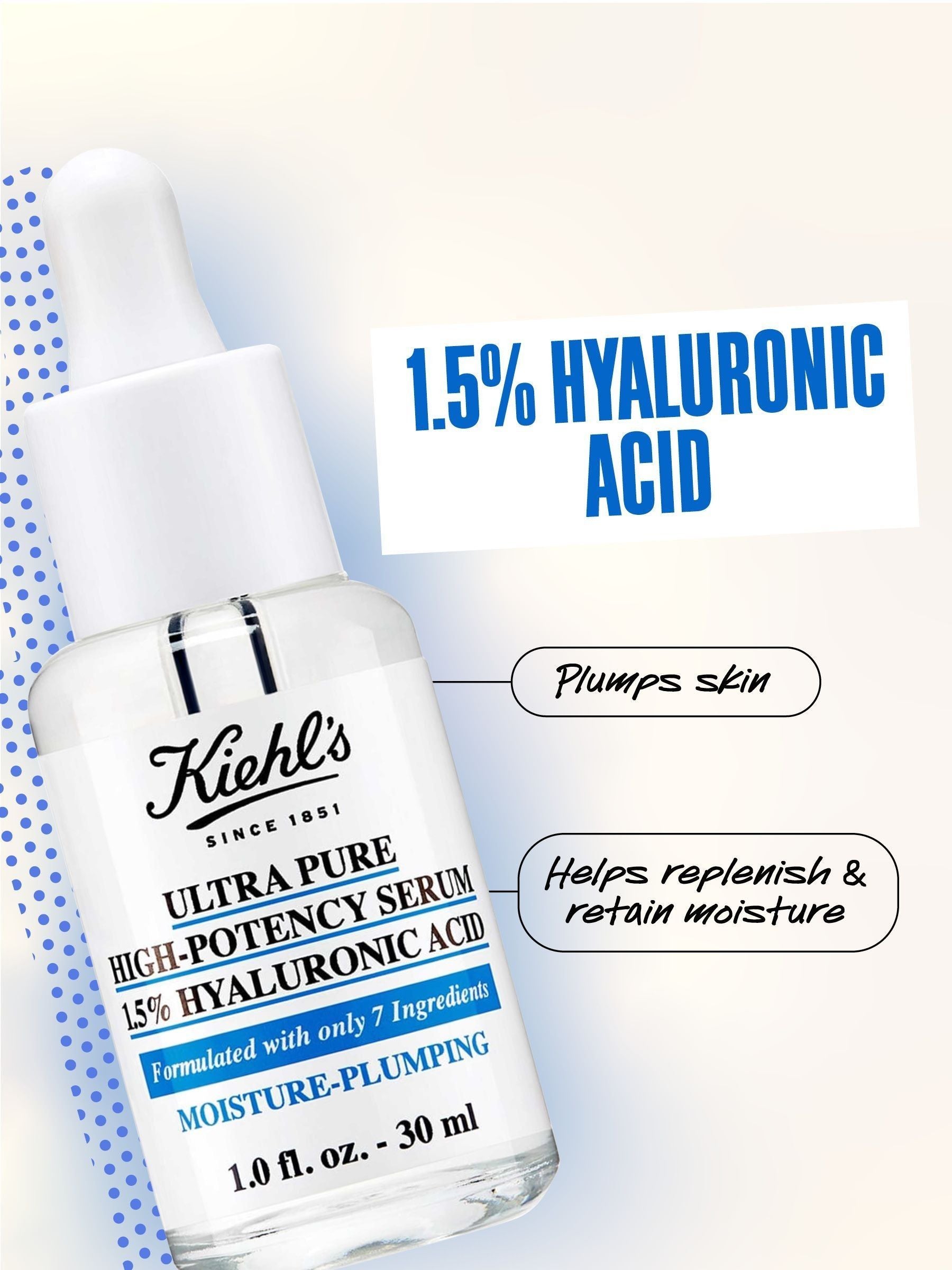 Kiehls Ultra Pure Hyaluronic Acid Serum 30ml, UK version