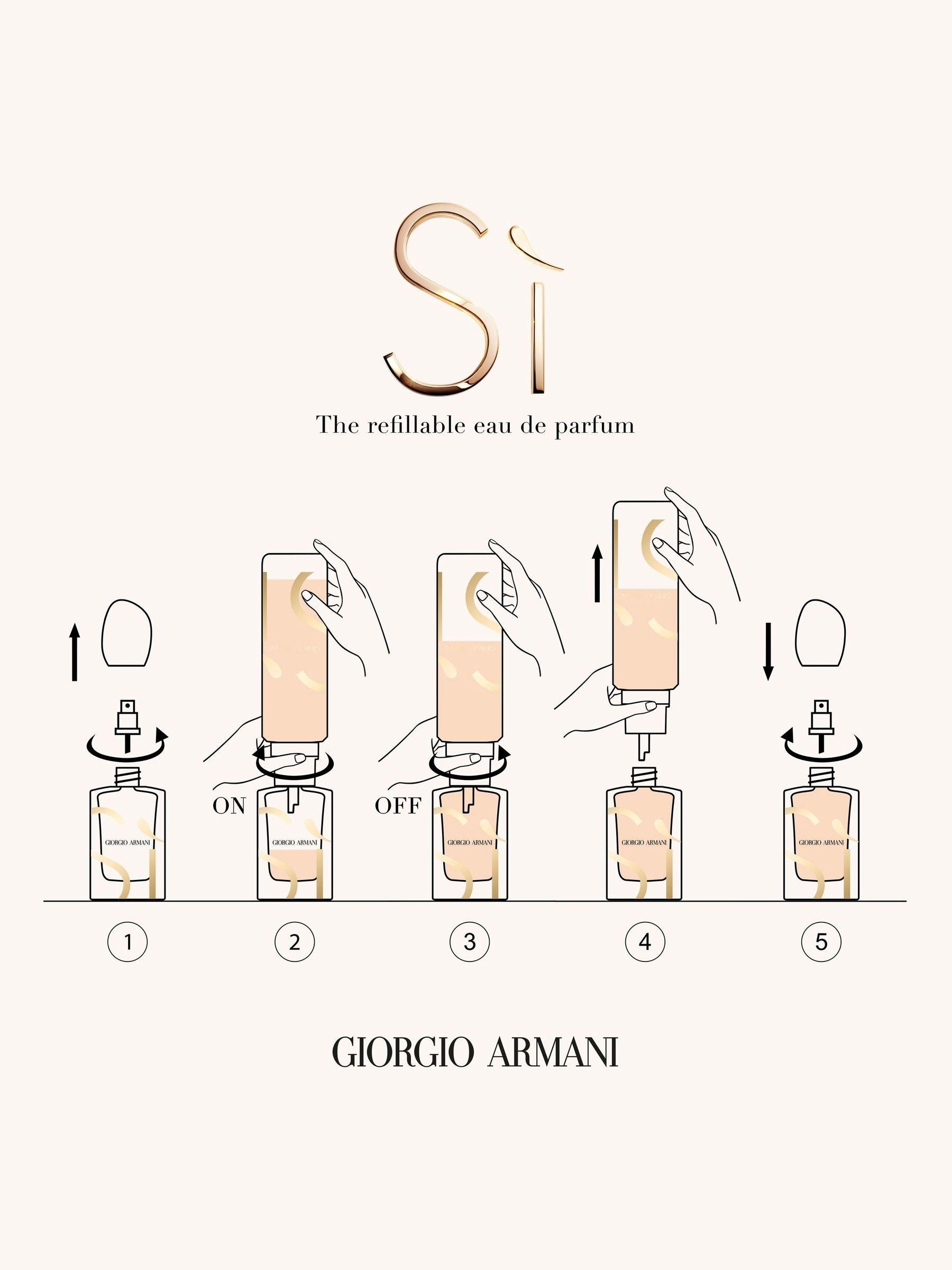 Armani Si Eau de Parfum refill - British product
