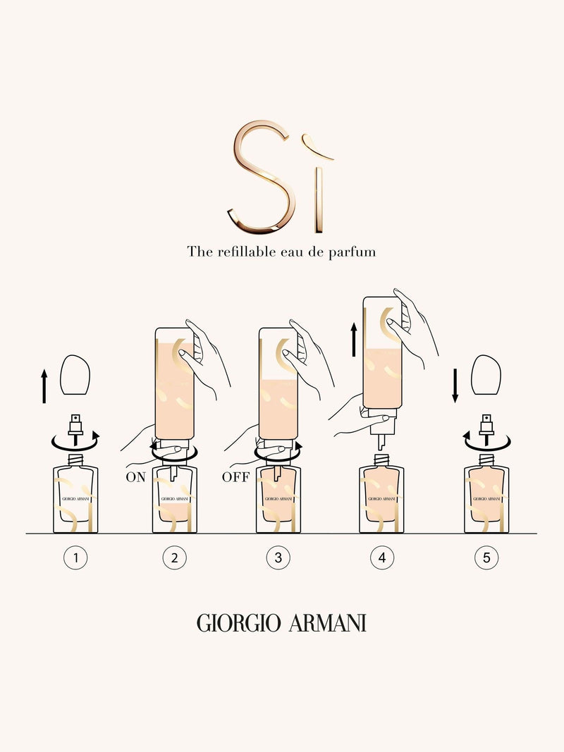 Armani Si Eau de Parfum refill - British product
