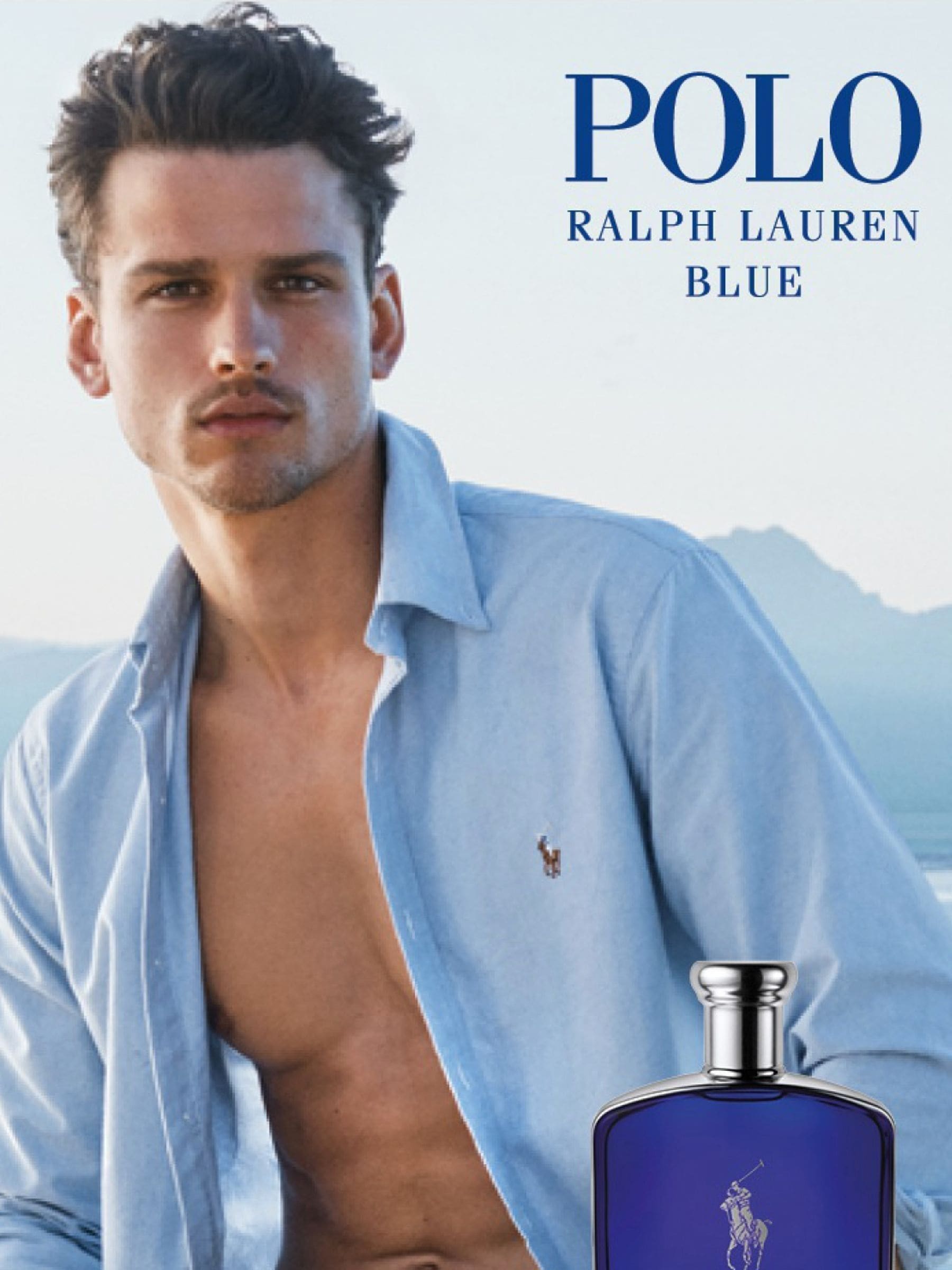 Ralph Lauren Polo Blue Eau de Parfum, imported from the UK