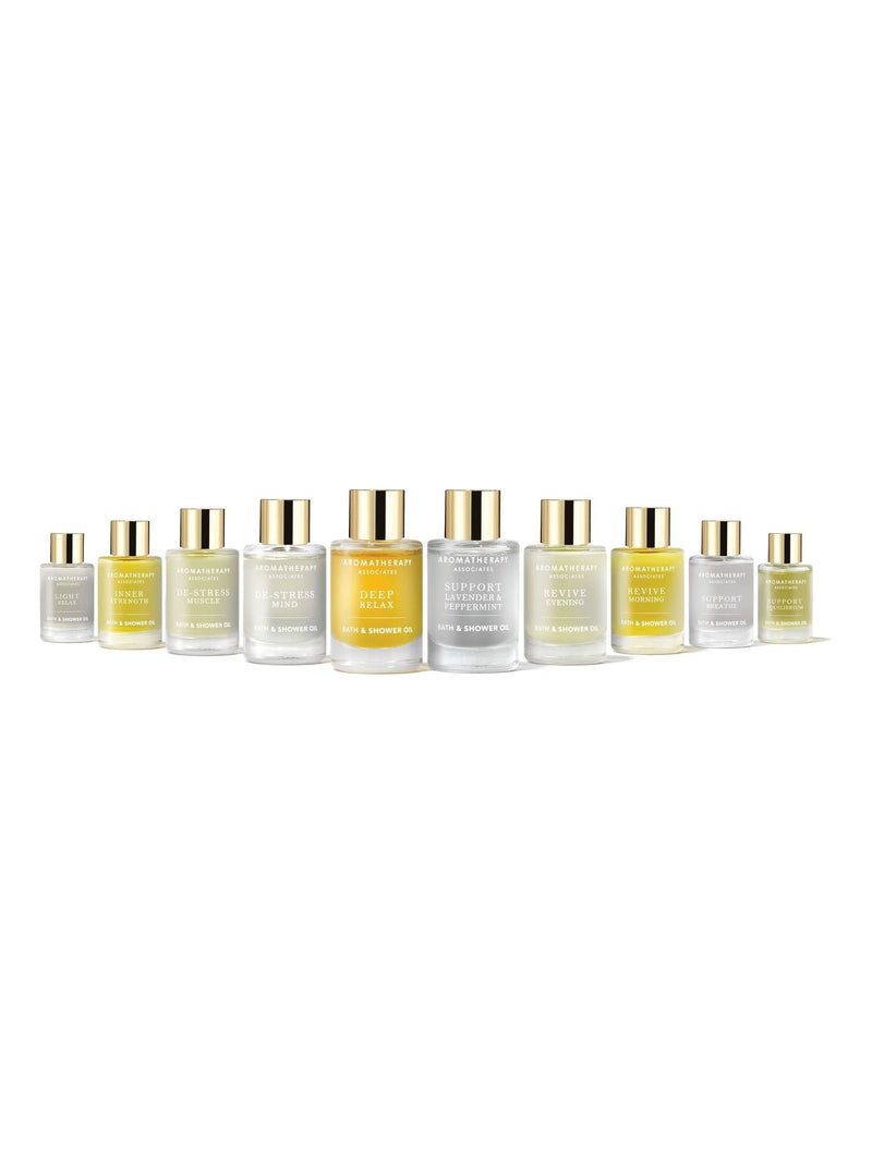 Aromatherapy Associates Bath and Shower Oil Collection Gift Set, imported from the UK