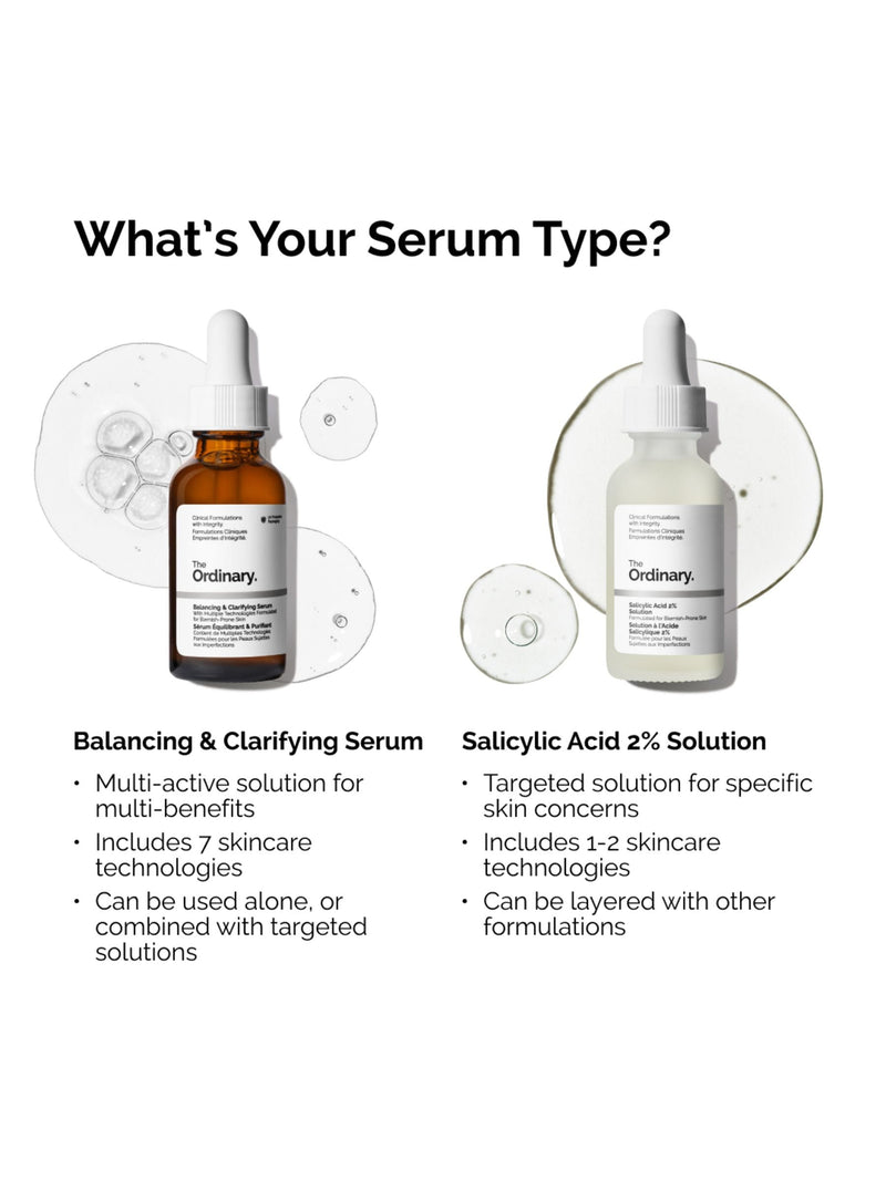 The Ordinary Balancing & Clarifying Serum for Oily Skin (British brand)