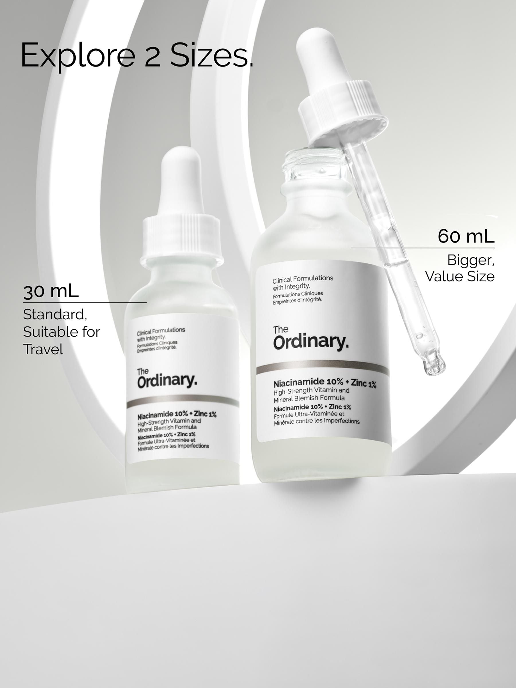 The Ordinary Niacinamide Serum 10% + Zinc 1% 60ml (British brand)