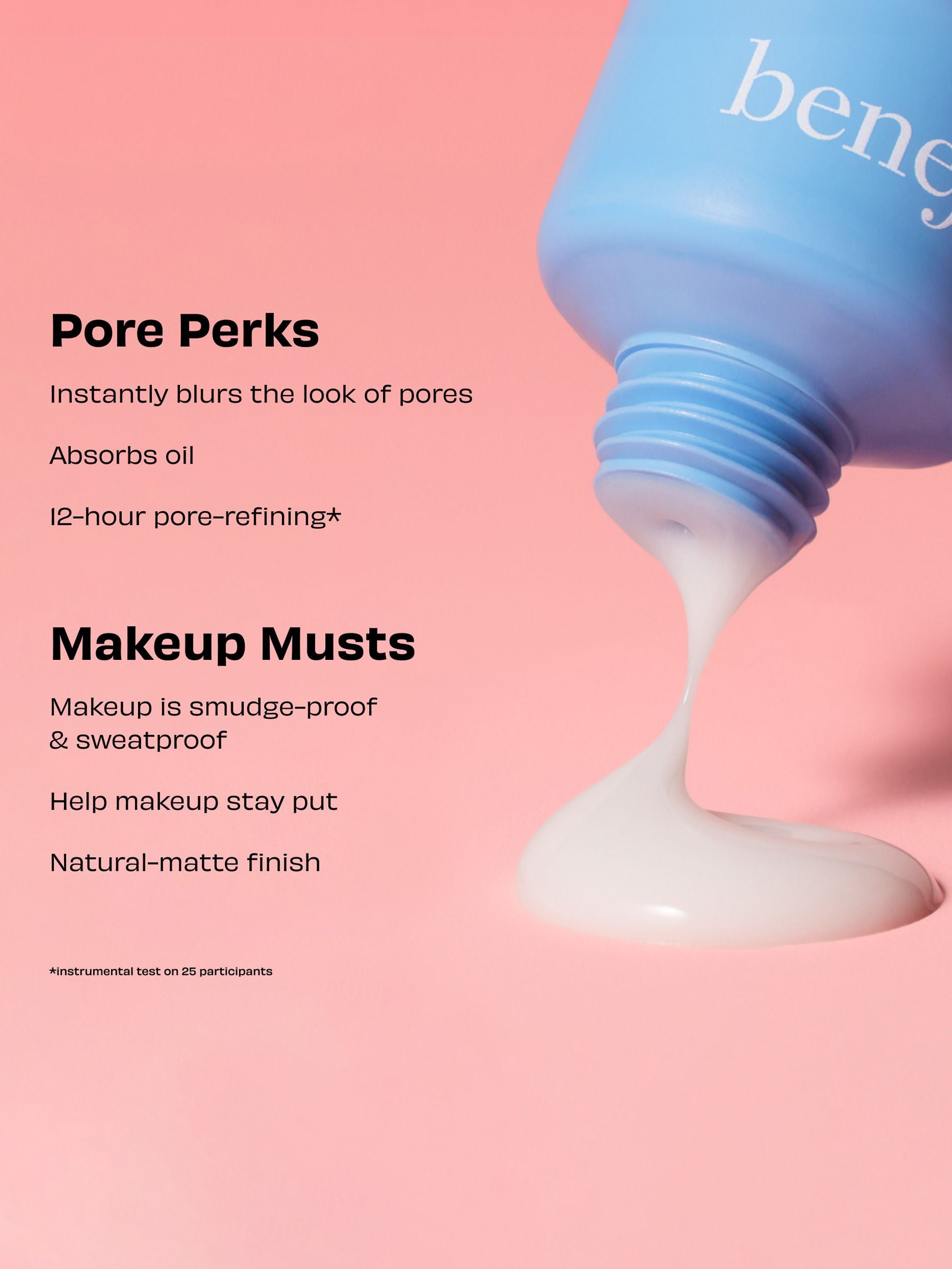 Benefit Porefessional Matte Primer 22ml, imported from the UK