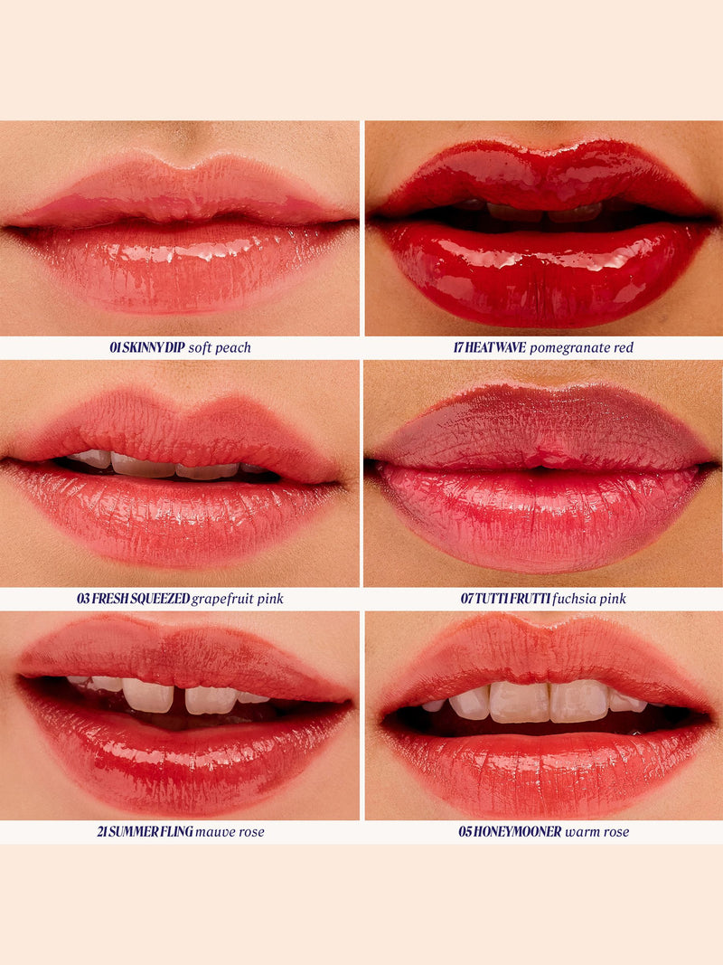 Benefit Splashtint Moisturising Dewy Lip Tint 01 Skinny Dip - British product