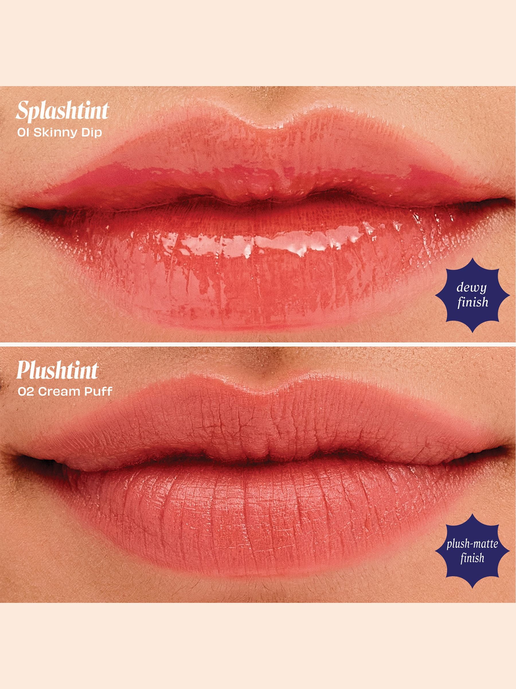 Benefit Splashtint Moisturising Dewy Lip Tint 01 Skinny Dip - British product