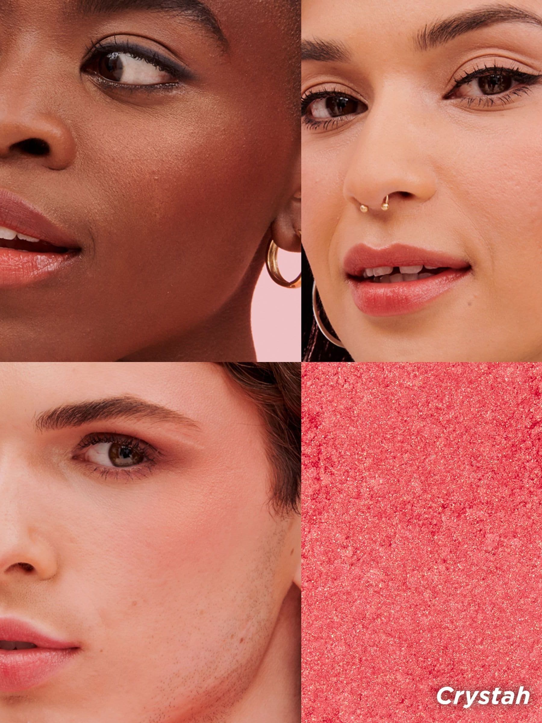 Benefit blusher Crystah Strawberry Pink travel size, imported from the UK