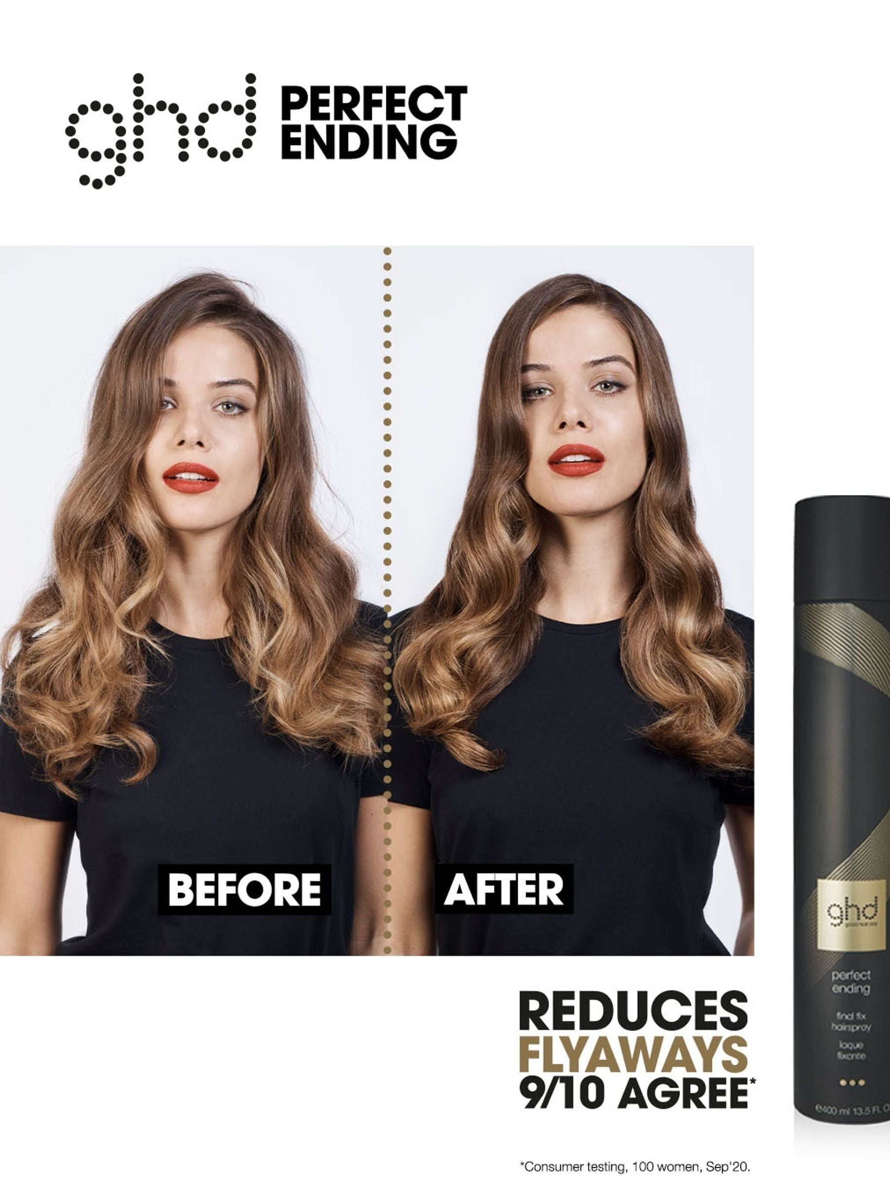 ghd Perfect Ending Final Fix hair spray Travel Size 75ml, UK version