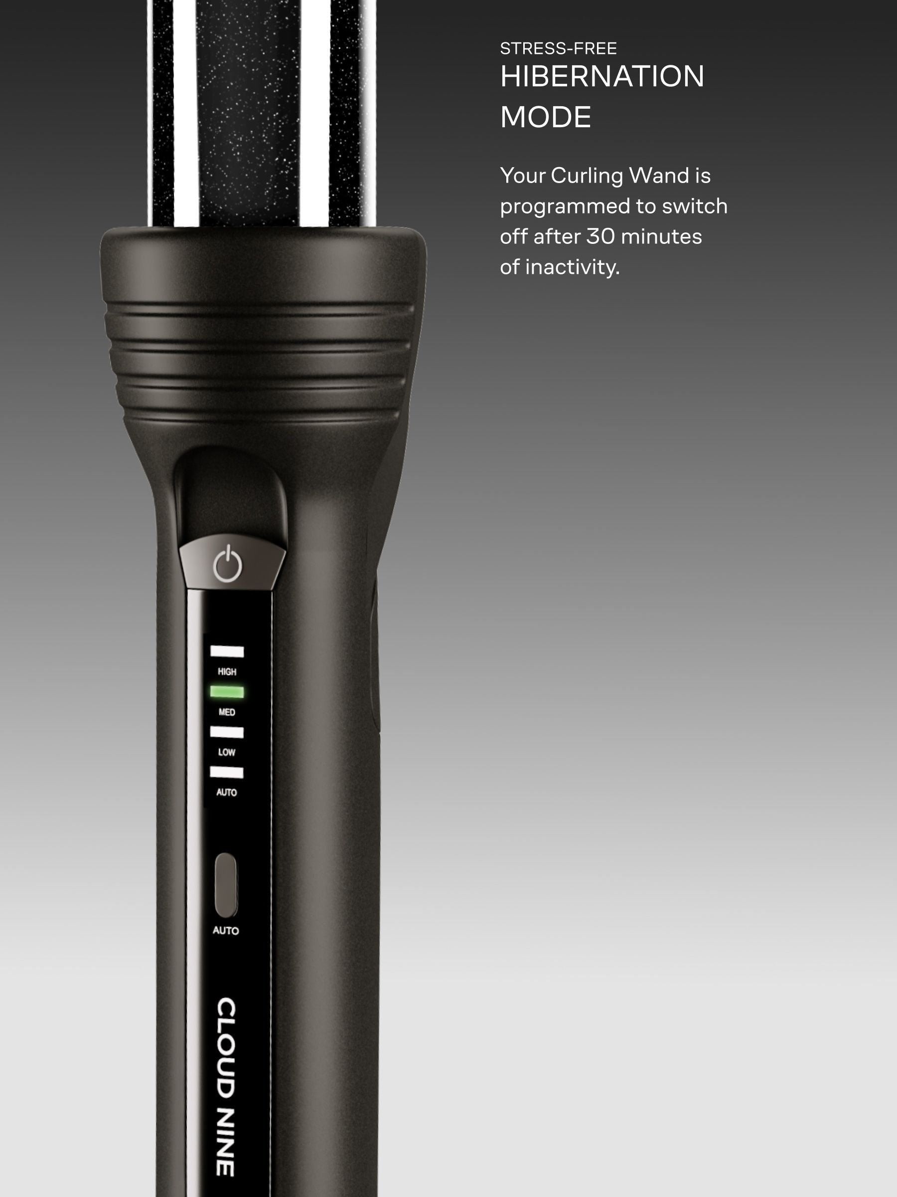 Cloud Nine curling wand 25mm barrel (British brand)
