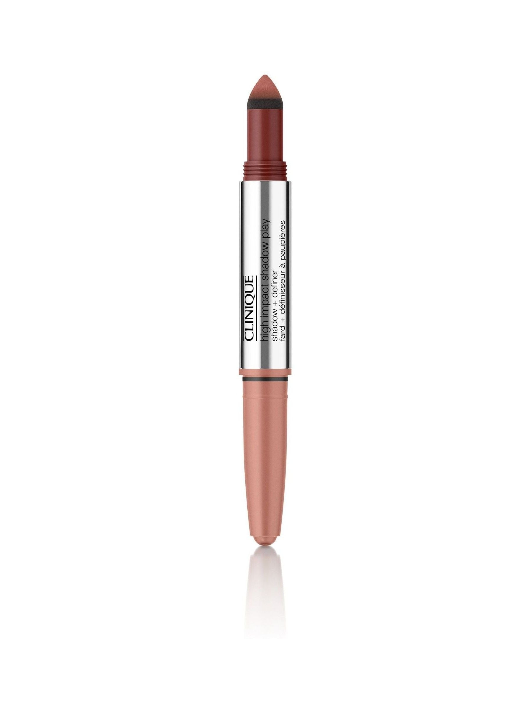 Clinique High Impact Shadow Play Eyeshadow Cafe Au Lait Dual-Ended Eyeshadow Stick