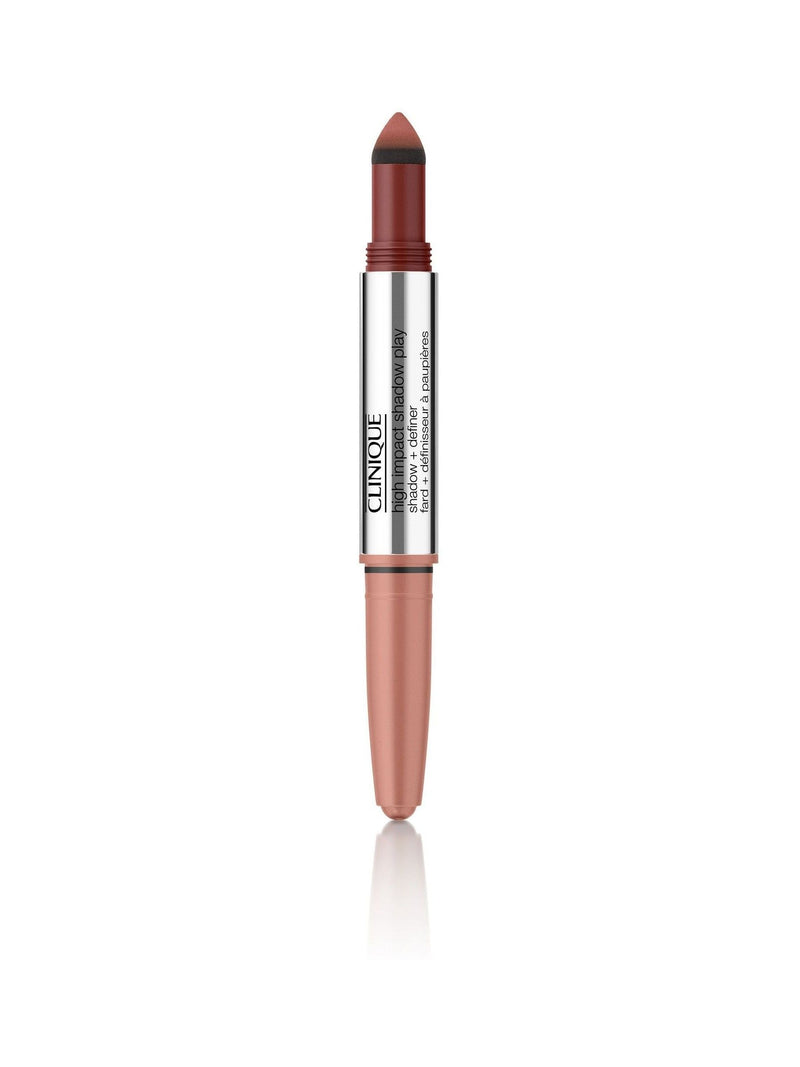 Clinique High Impact Shadow Play Eyeshadow Cafe Au Lait Dual-Ended Eyeshadow Stick