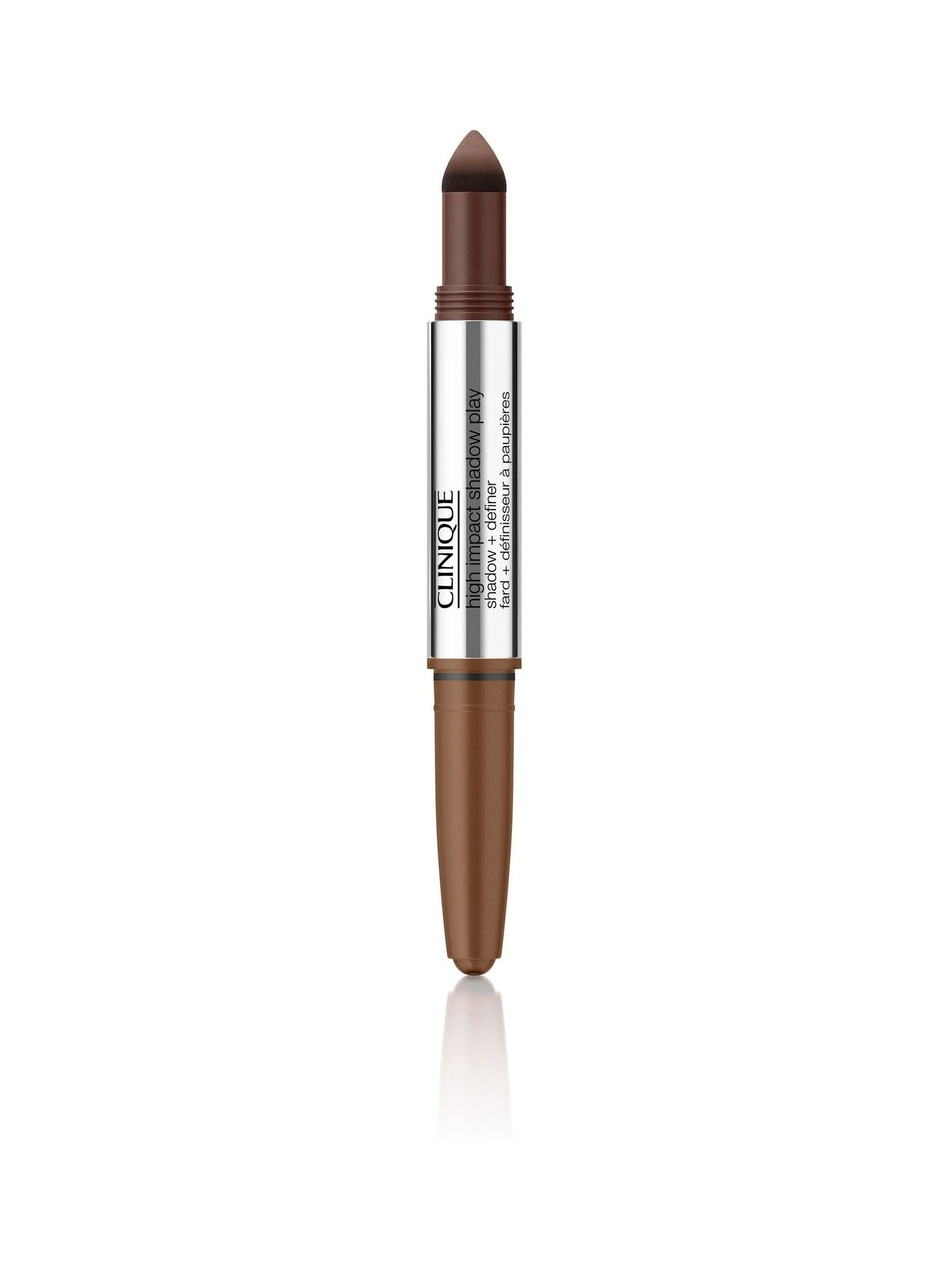 Clinique High Impact Shadow Play Eyeshadow Cafe Au Lait Dual-Ended Eyeshadow Stick