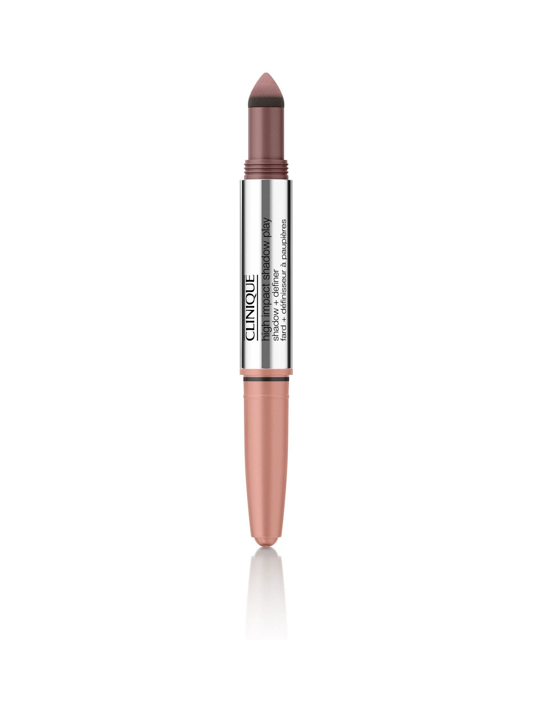 Clinique High Impact Shadow Play Eyeshadow Cafe Au Lait Dual-Ended Eyeshadow Stick