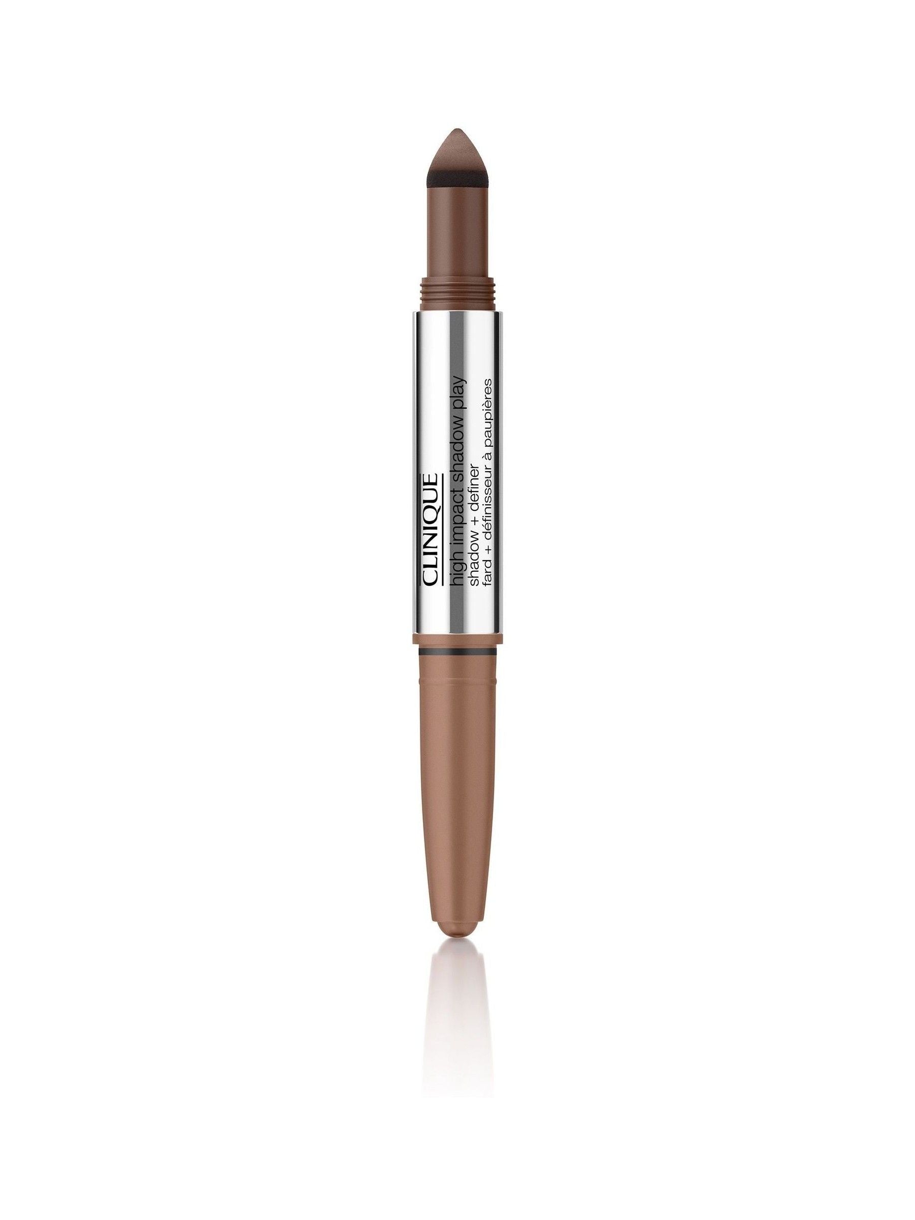 Clinique High Impact Shadow Play Eyeshadow Cafe Au Lait Dual-Ended Eyeshadow Stick