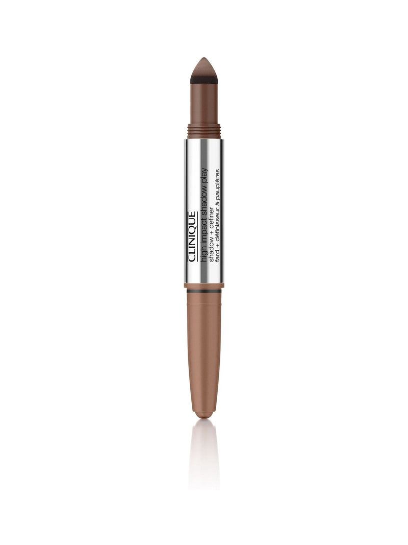 Clinique High Impact Shadow Play Eyeshadow Cafe Au Lait Dual-Ended Eyeshadow Stick