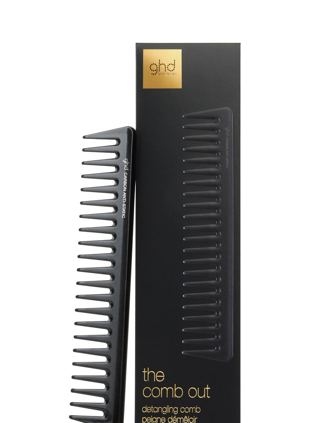 ghd The Comb Out detangling comb (British brand)