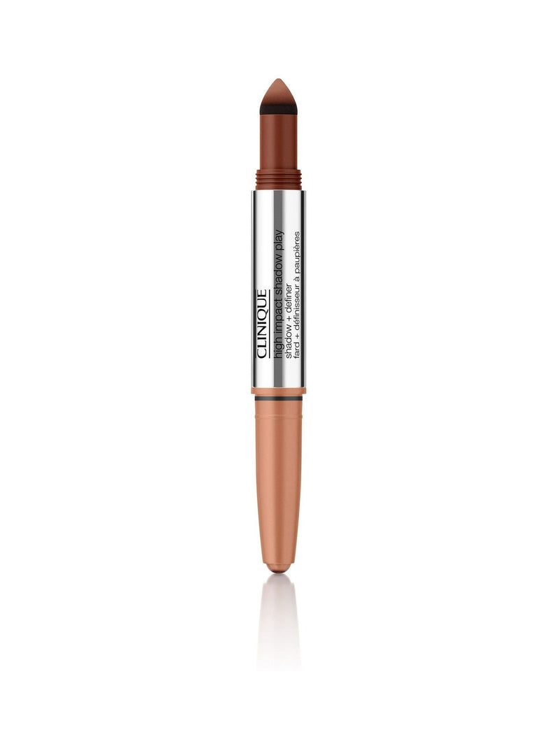 Clinique High Impact Shadow Play Eyeshadow Cafe Au Lait Dual-Ended Eyeshadow Stick