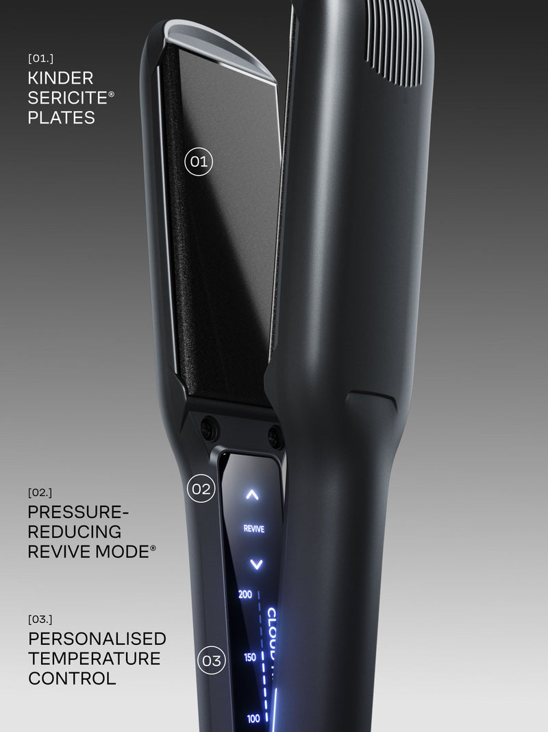 Cloud Nine Wide Iron hair straightener - British product