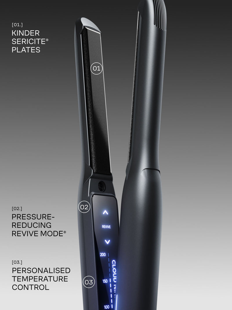Cloud Nine Slim Iron hair straightener with Sericite plates (British brand)