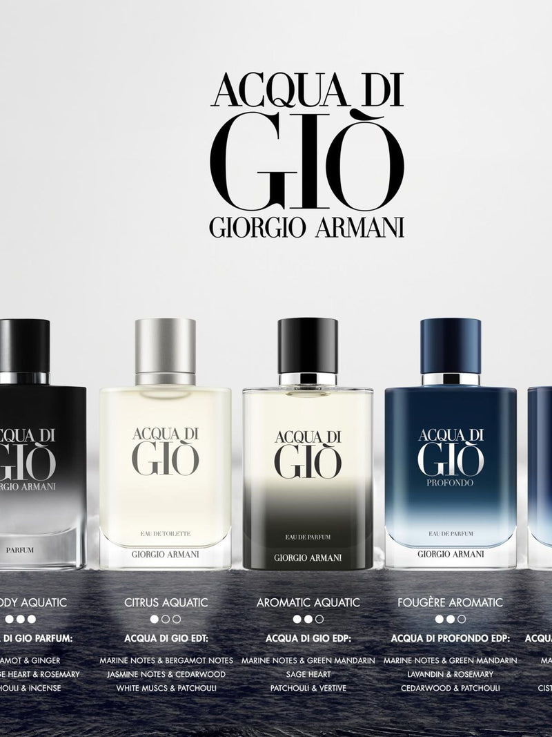 Armani Beauty Acqua Di Gio Profondo perfume 50ml, UK version