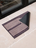 Artsy Mats brown abstract doormat 60x40 cm, imported from the UK