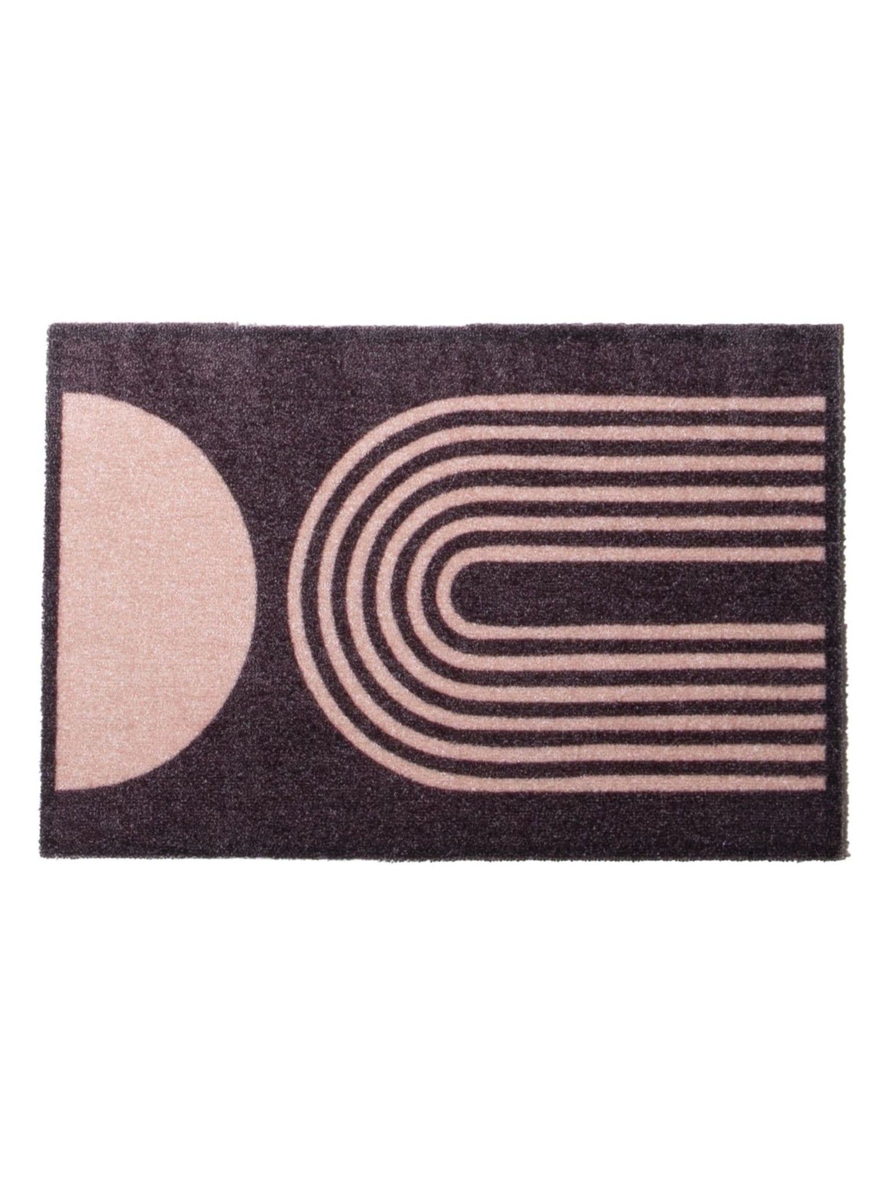Artsy Mats brown abstract doormat 60x40 cm, imported from the UK