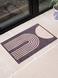 Artsy Mats brown abstract doormat 60x40 cm, imported from the UK