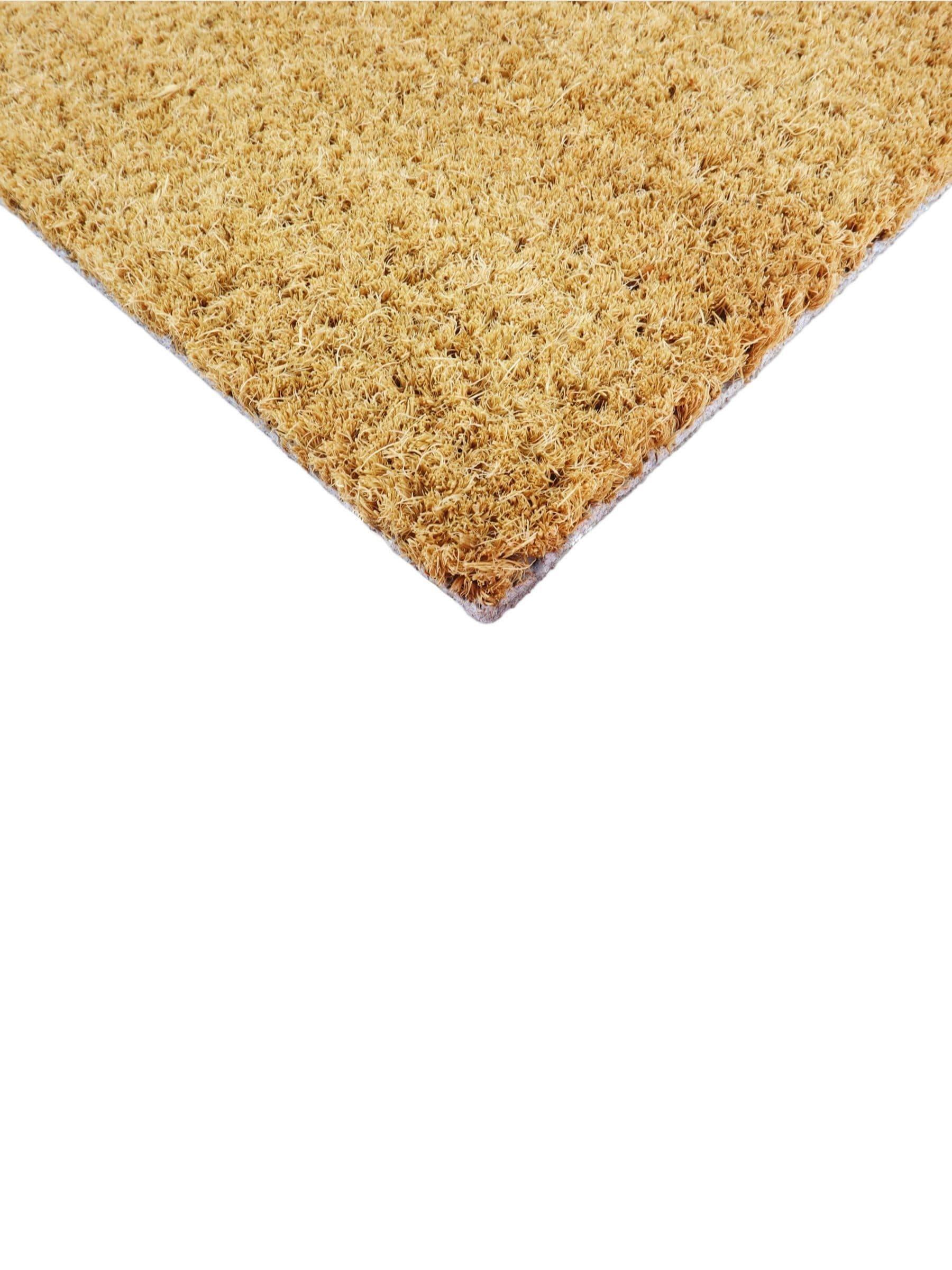 Artsy Mats coir doormat yellow Hello Lemons 60x40cm - British product