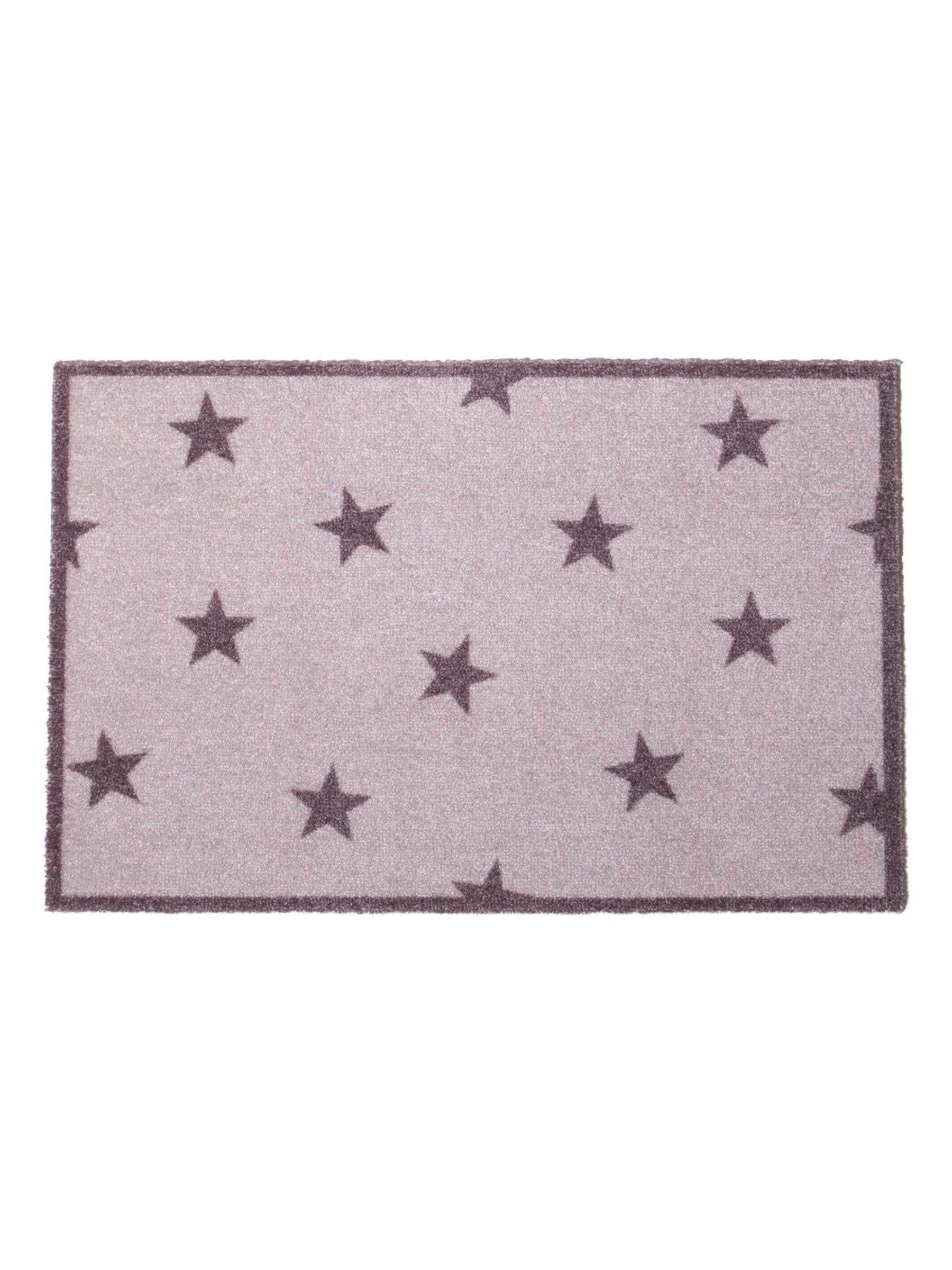Artsy Mats brown stars doormat 60x40cm, UK version