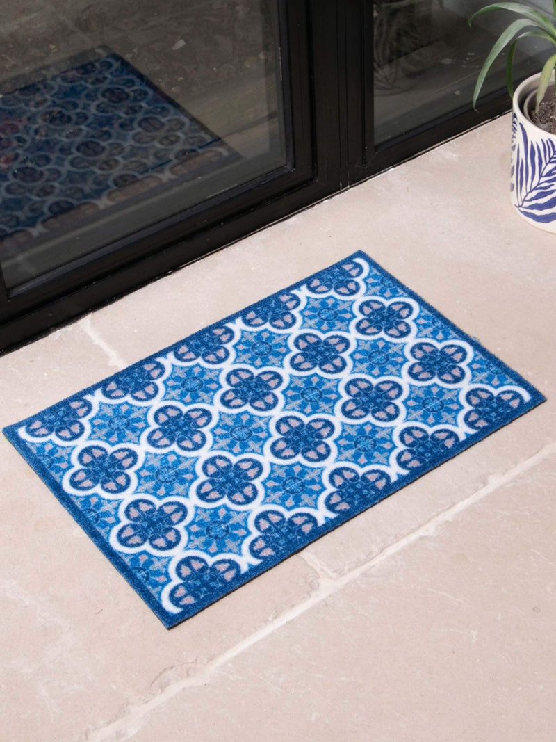 Artsy Mats blue mosaic tile doormat 60x40 cm, UK version